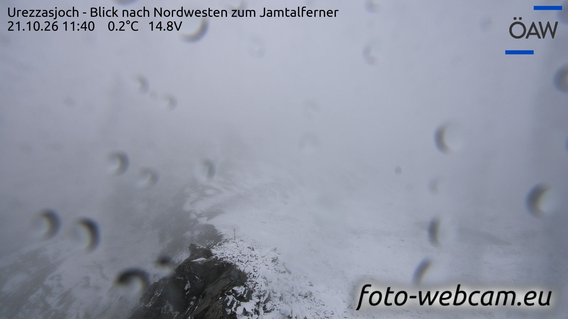 Scuol: Urezzasjoch - Blick nach Nordwesten zum Jamtalferner