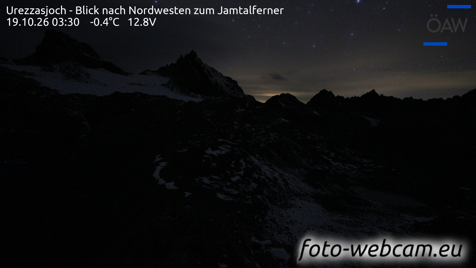 Scuol: Urezzasjoch - Blick nach Nordwesten zum Jamtalferner