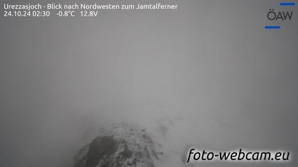 Scuol: Urezzasjoch - Blick nach Nordwesten zum Jamtalferner