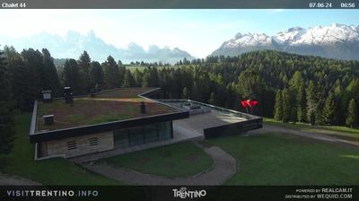 immagine della webcam nei dintorni di San Martino di Castrozza: webcam Bellamonte