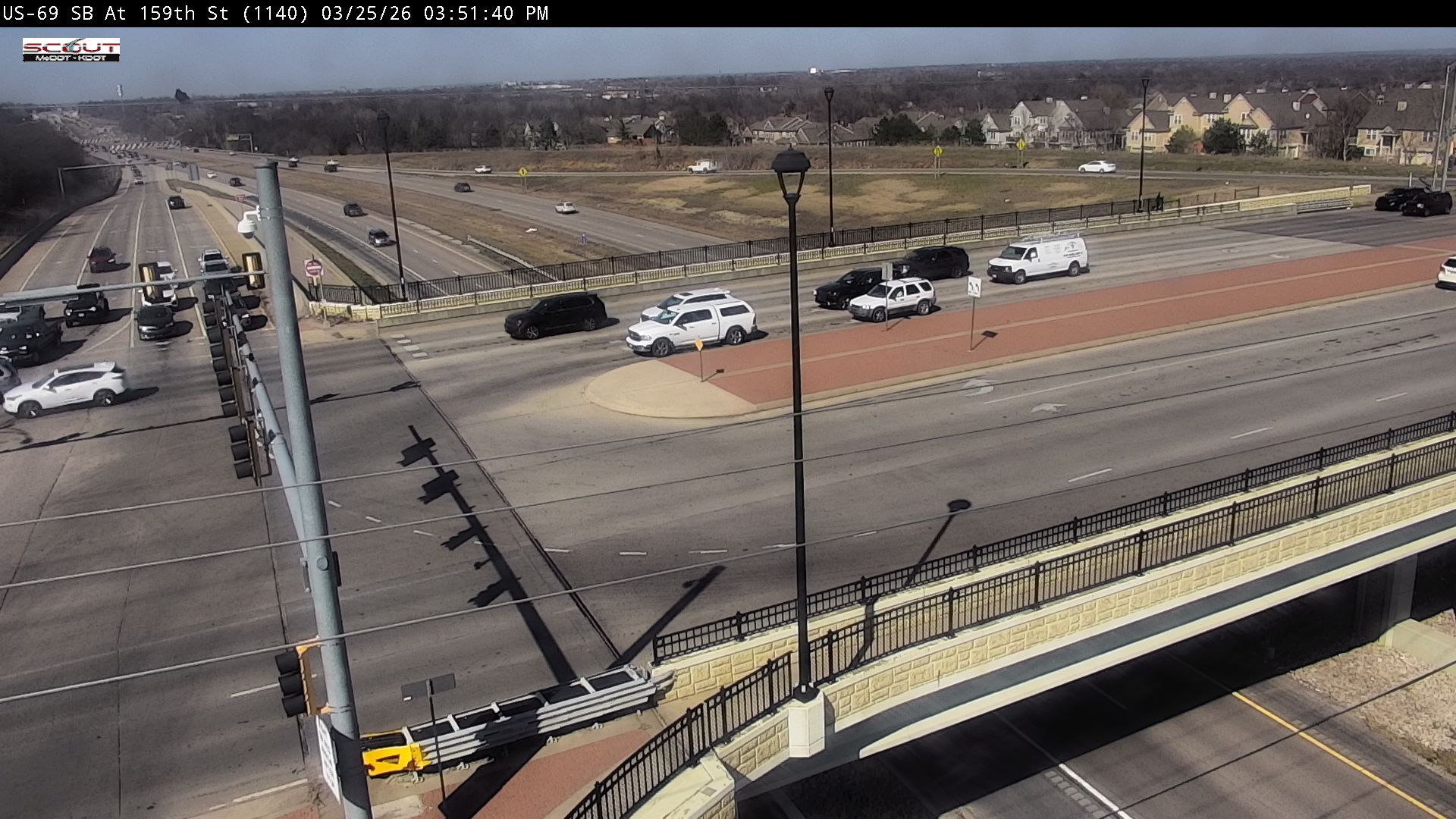 Traffic Cam Overland Park: US- S @ th