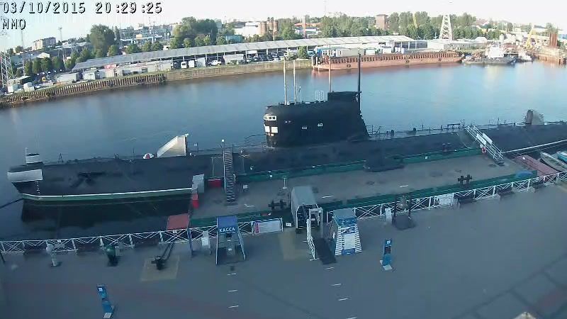 Traffic Cam Kaliningrad › South: B-413 Submarine