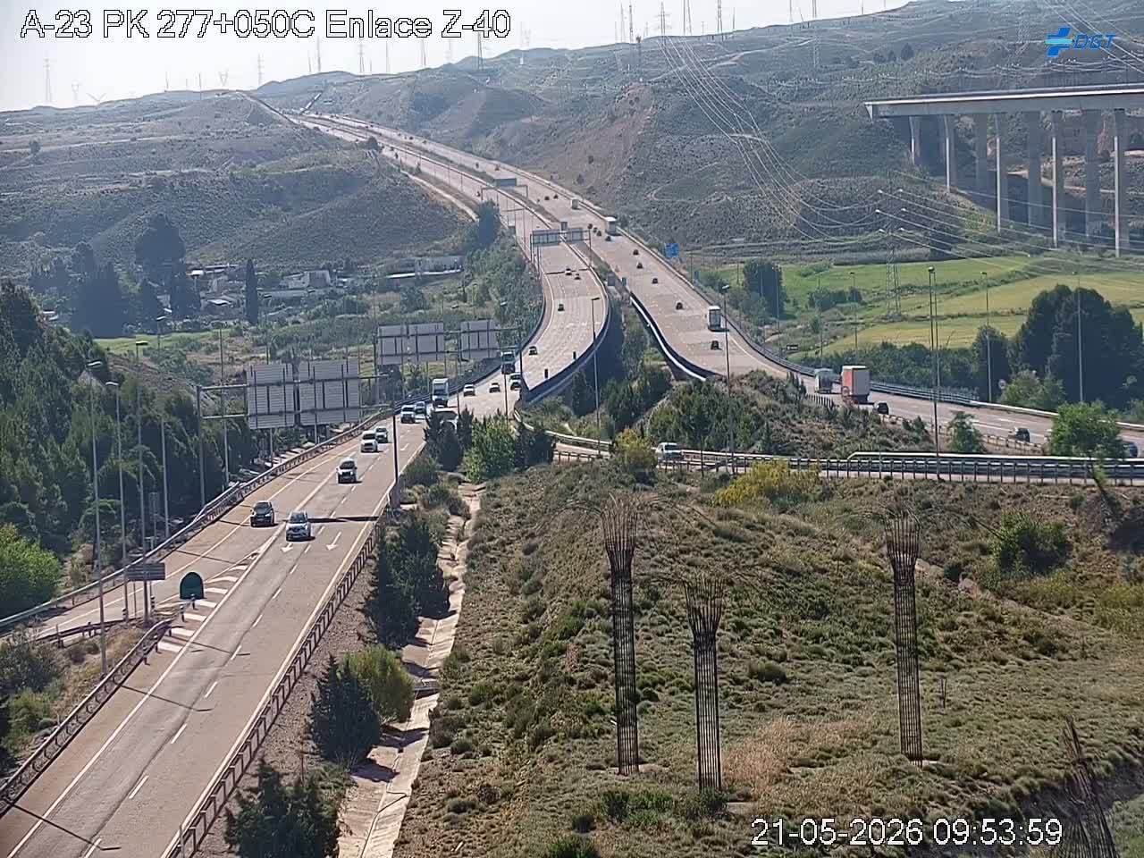 Traffic Cam Zaragoza: Z-40 - A-23