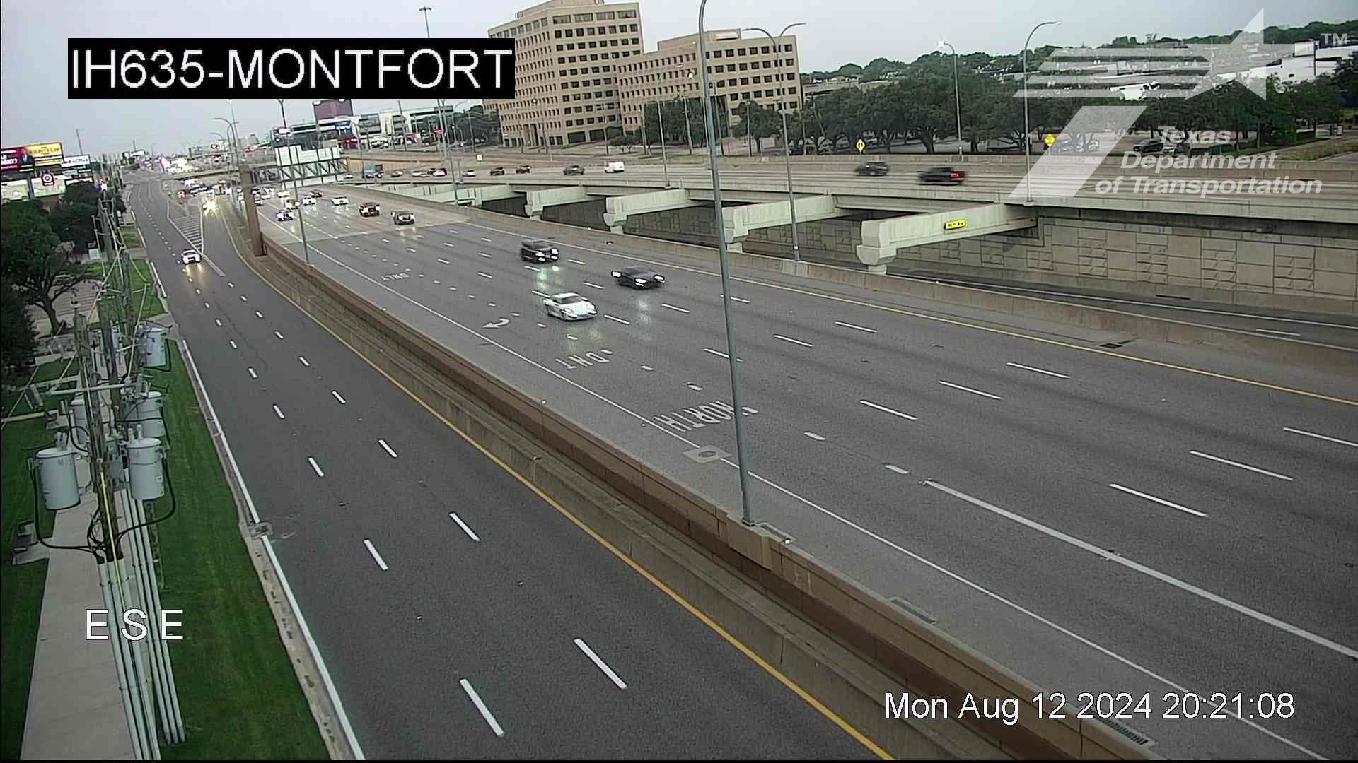 Traffic Cam Dallas › East: I-635 @ Montfort