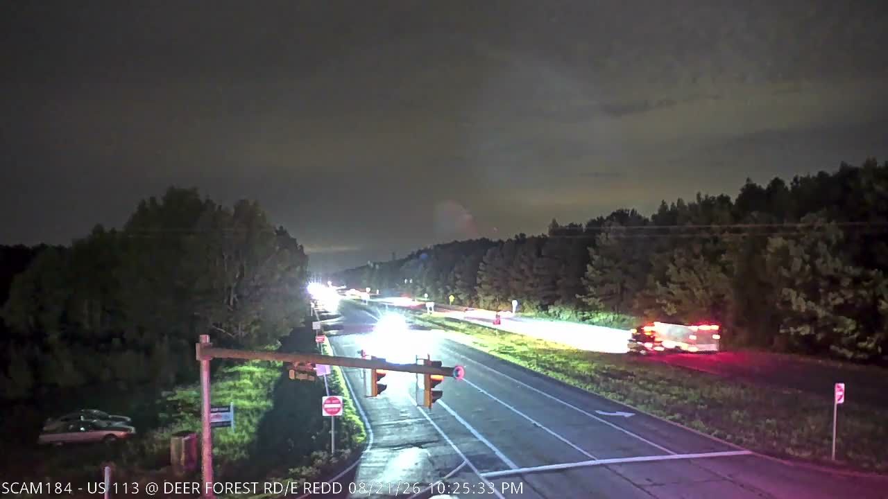 Traffic Cam Redden Crossroads: US 113 @ DEER FOREST RD/E REDD