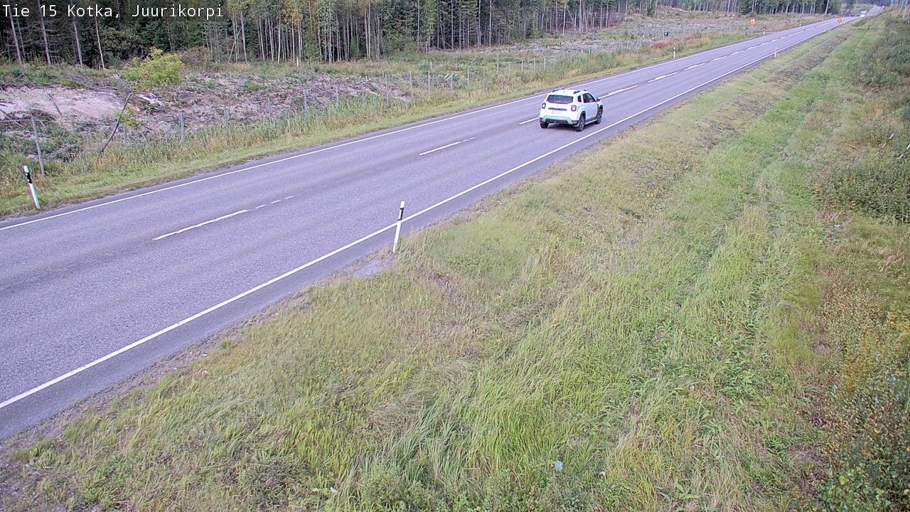 Traffic Cam Kotka: Tie - Juurikorpi - Kouvola