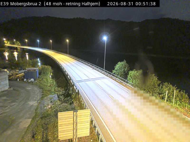Traffic Cam Furulunden: E39 Mobergsbrua (Halhjem)