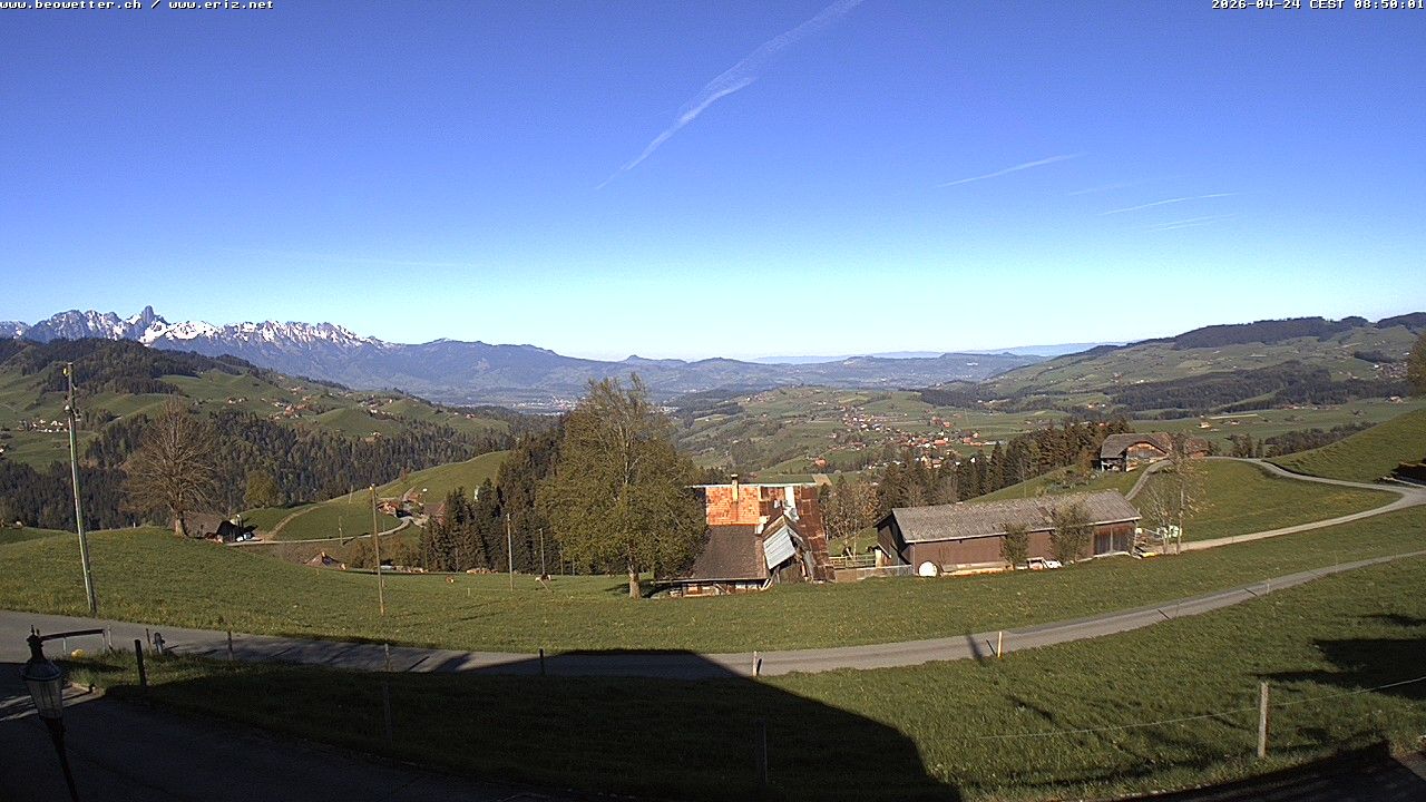 Eriz › Westen: Unterlangenegg - Fahrni - Uetendorf - Schwarzenegg - Stockhorn - Riggisberg - Gurnigel Pass - Jura - Buchen