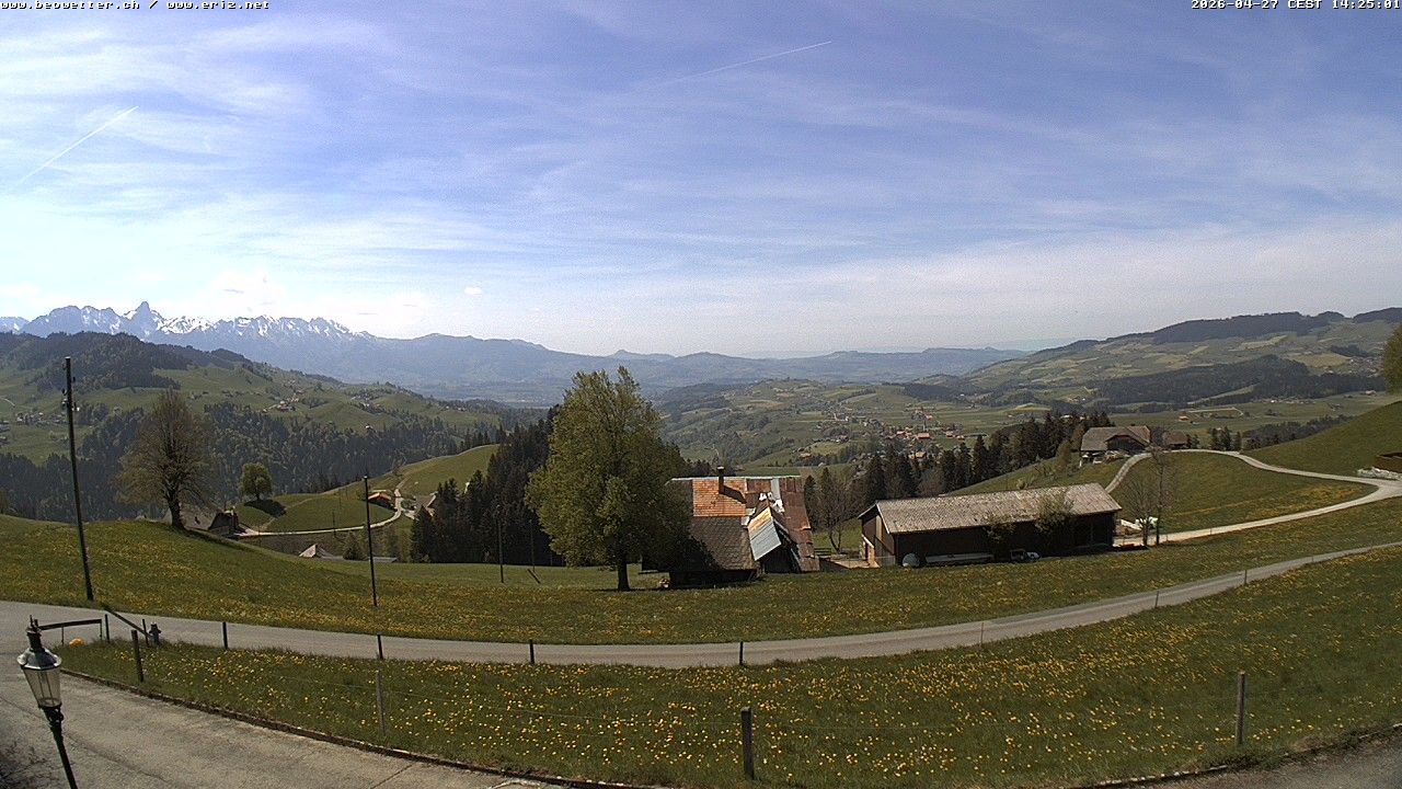 Eriz › Westen: Unterlangenegg - Fahrni - Uetendorf - Schwarzenegg - Stockhorn - Riggisberg - Gurnigel Pass - Jura - Buchen