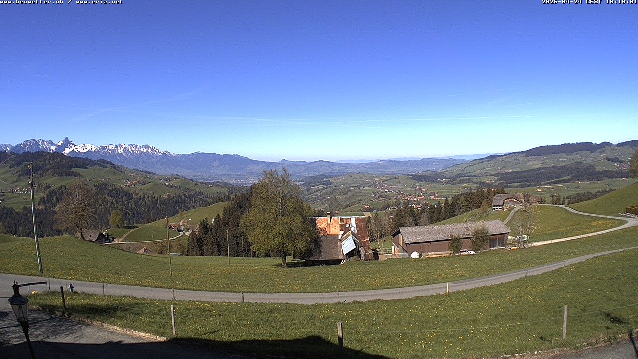 Eriz › Westen: Unterlangenegg - Fahrni - Uetendorf - Schwarzenegg - Stockhorn - Riggisberg - Gurnigel Pass - Jura - Buchen