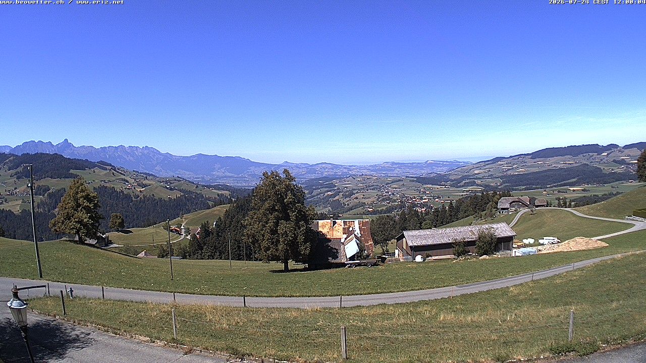Eriz › Westen: Unterlangenegg - Fahrni - Uetendorf - Schwarzenegg - Stockhorn - Riggisberg - Gurnigel Pass - Jura - Buchen