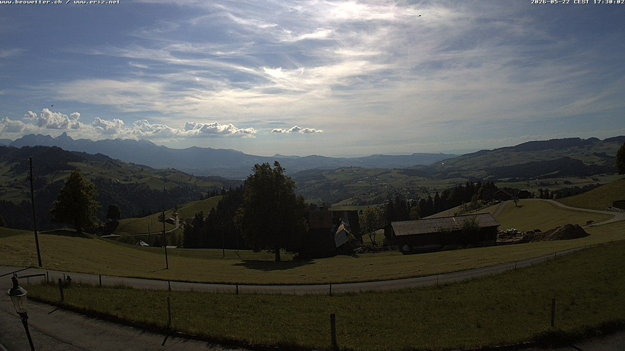 Eriz › Westen: Unterlangenegg - Fahrni - Uetendorf - Schwarzenegg - Stockhorn - Riggisberg - Gurnigel Pass - Jura - Buchen