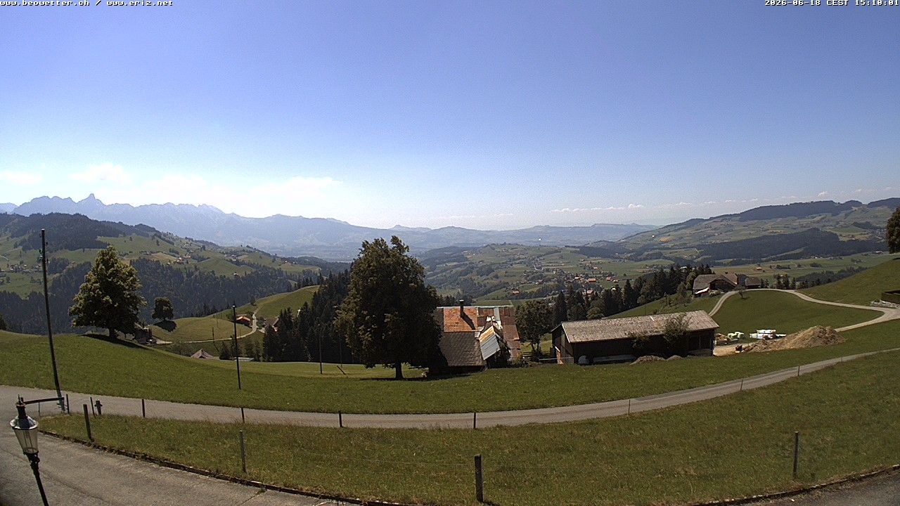 Eriz › Westen: Unterlangenegg - Fahrni - Uetendorf - Schwarzenegg - Stockhorn - Riggisberg - Gurnigel Pass - Jura - Buchen