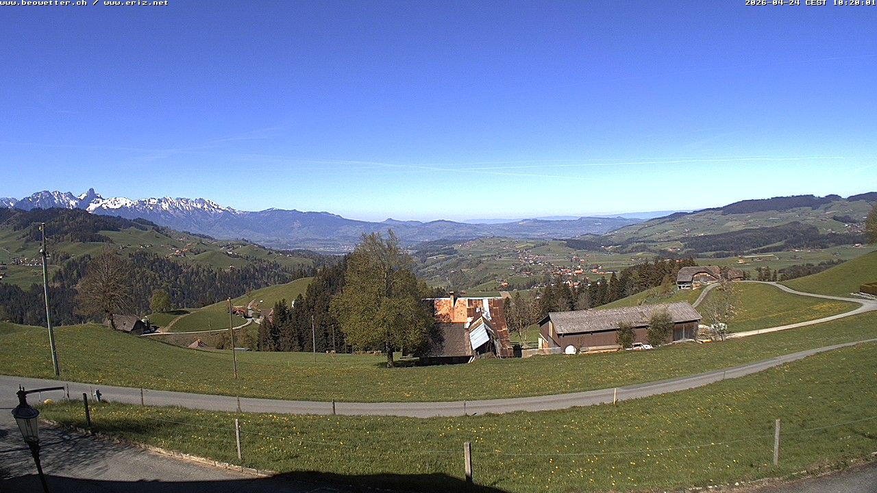 Eriz › Westen: Unterlangenegg - Fahrni - Uetendorf - Schwarzenegg - Stockhorn - Riggisberg - Gurnigel Pass - Jura - Buchen