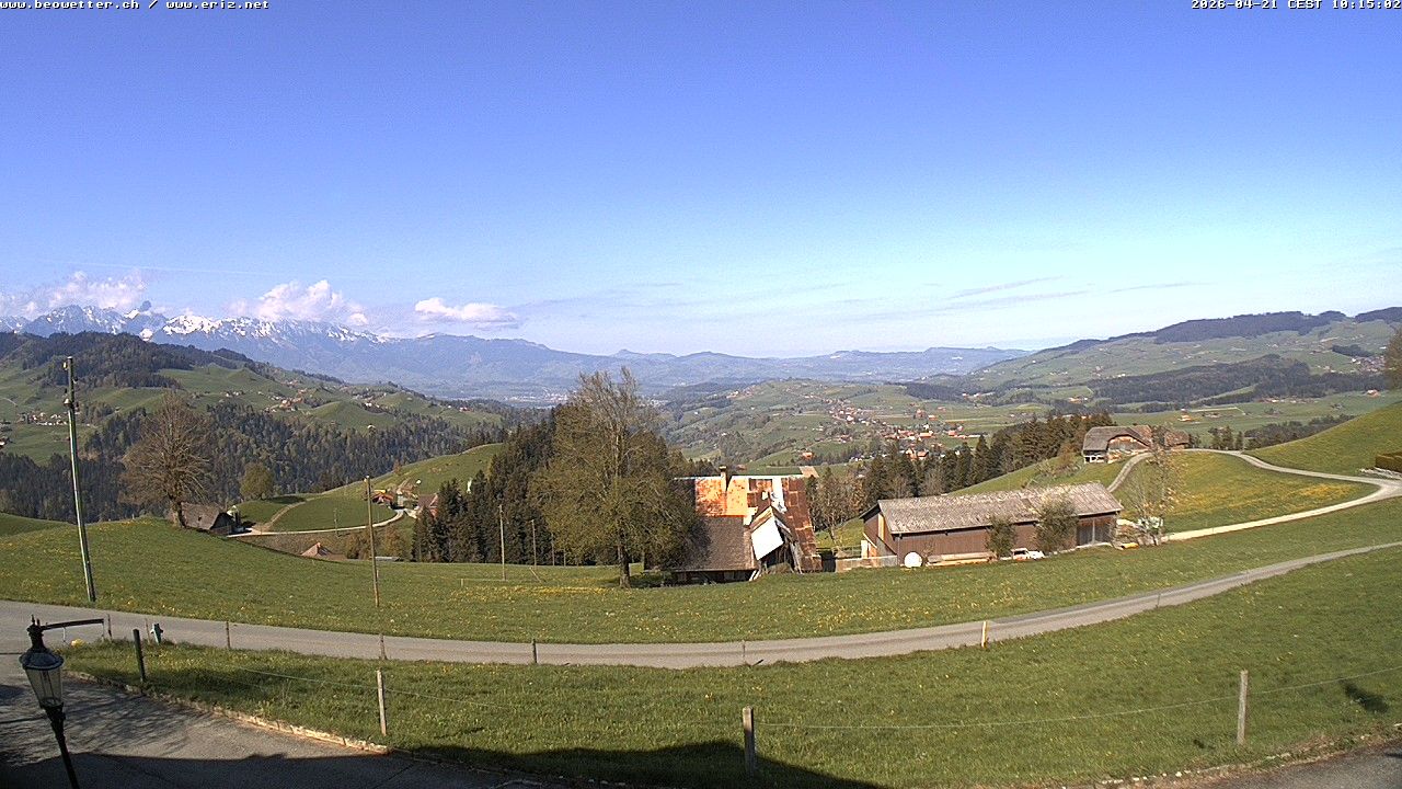 Eriz › Westen: Unterlangenegg - Fahrni - Uetendorf - Schwarzenegg - Stockhorn - Riggisberg - Gurnigel Pass - Jura - Buchen