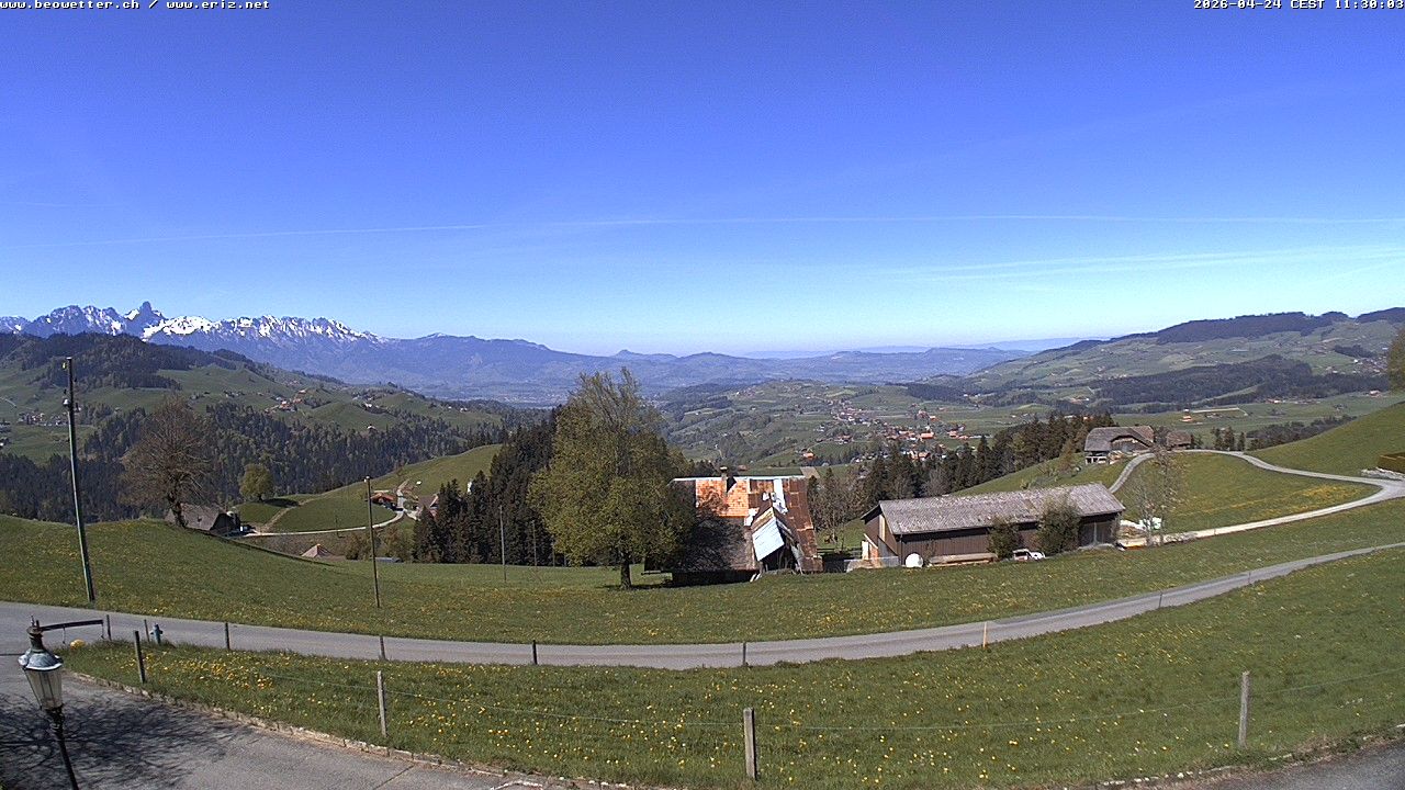 Eriz › Westen: Unterlangenegg - Fahrni - Uetendorf - Schwarzenegg - Stockhorn - Riggisberg - Gurnigel Pass - Jura - Buchen