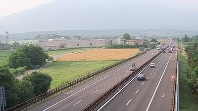 Preview delle webcam di Affi › North: A22/E45 Brennerautobahn − Autostrada del Brennero, KM 205