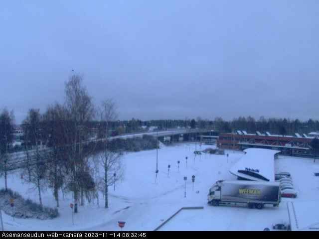 Traffic Cam Pieksamaki: Pieksämäen asemanseutua