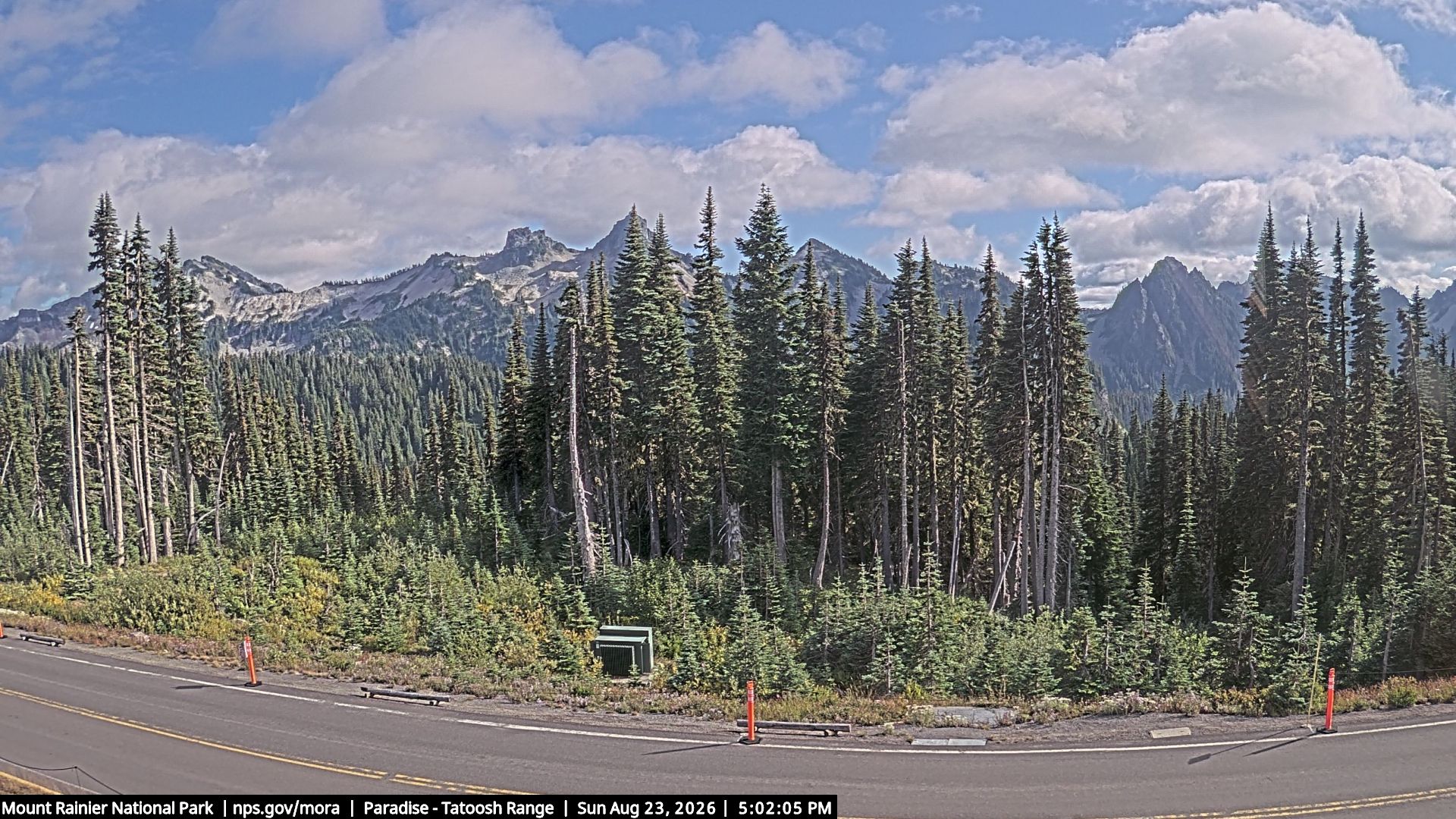 Traffic Cam Paradise: Tatoosh Range