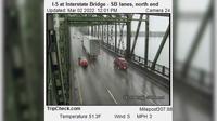 Vancouver: I- at Interstate Bridge - SB lanes, north end - Dia