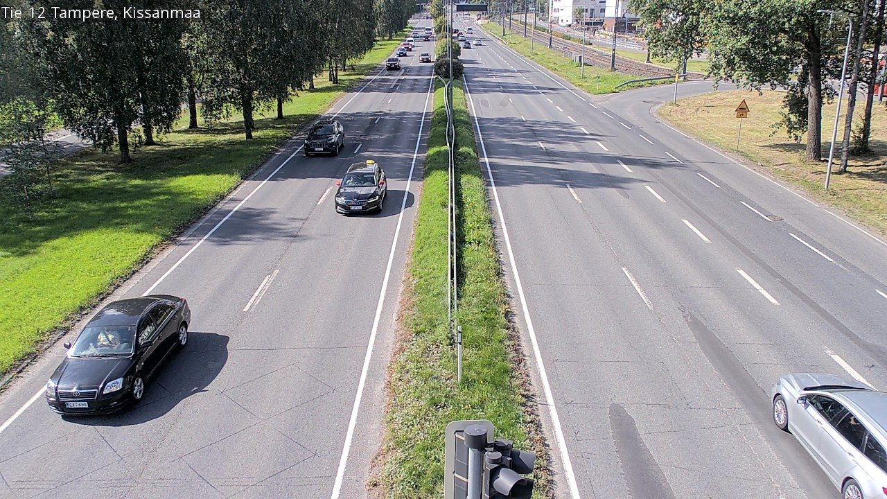 Traffic Cam Tampere: Tie - Kissanmaa - Tampereelle