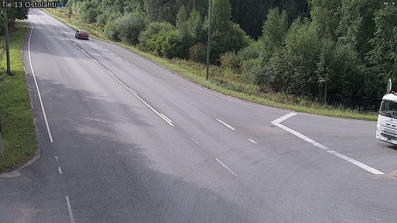 Traffic Cam Mikkeli: Tie 13 Ostolahti - Lappeenrantaan