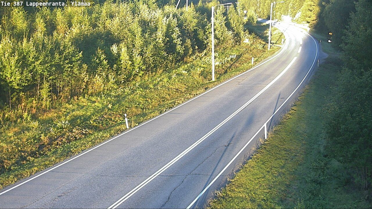 Traffic Cam Lappeenranta: Tie 387 - Ylämaa - Vaalimaalle