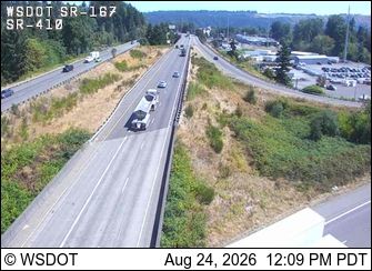 Traffic Cam Edgewood: SR 167 at MP 7: SR 410 Interchange