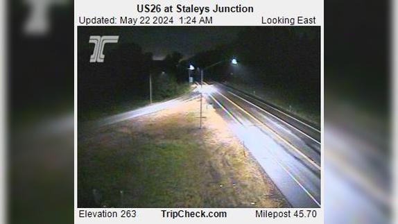 Traffic Cam Buxton: US 26 at Staleys Junction
