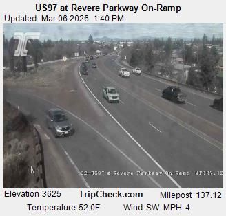 Traffic Cam Bend: US 97 at Revere Parkway On-Ramp