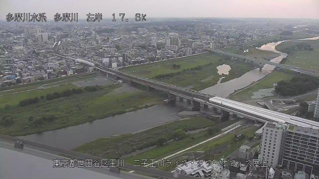 Kawasaki Tama River: Scenic Waterscape Webcam