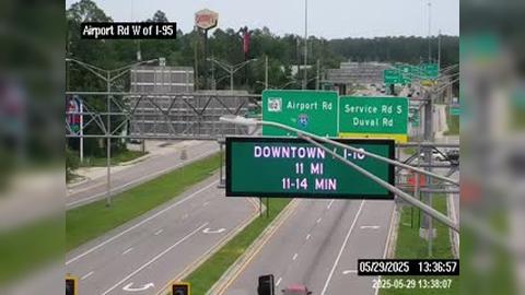 Traffic Cam Jacksonville: Airport Road W of I-95