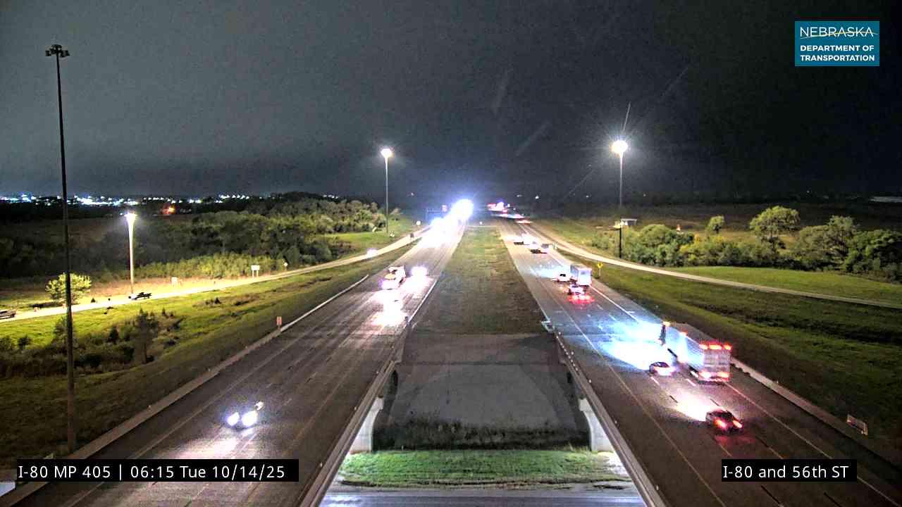 Traffic Cam Arbor: I-80: N Jct 77 at Lincoln: Interstate View