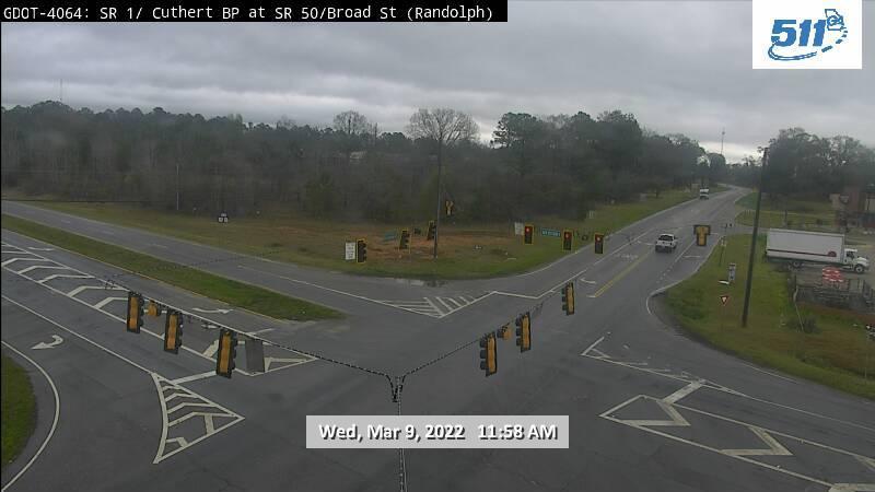Traffic Cam Cuthbert: GDOT-CAM-SR-.