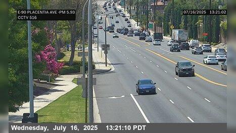 Fullerton traffic Webcam