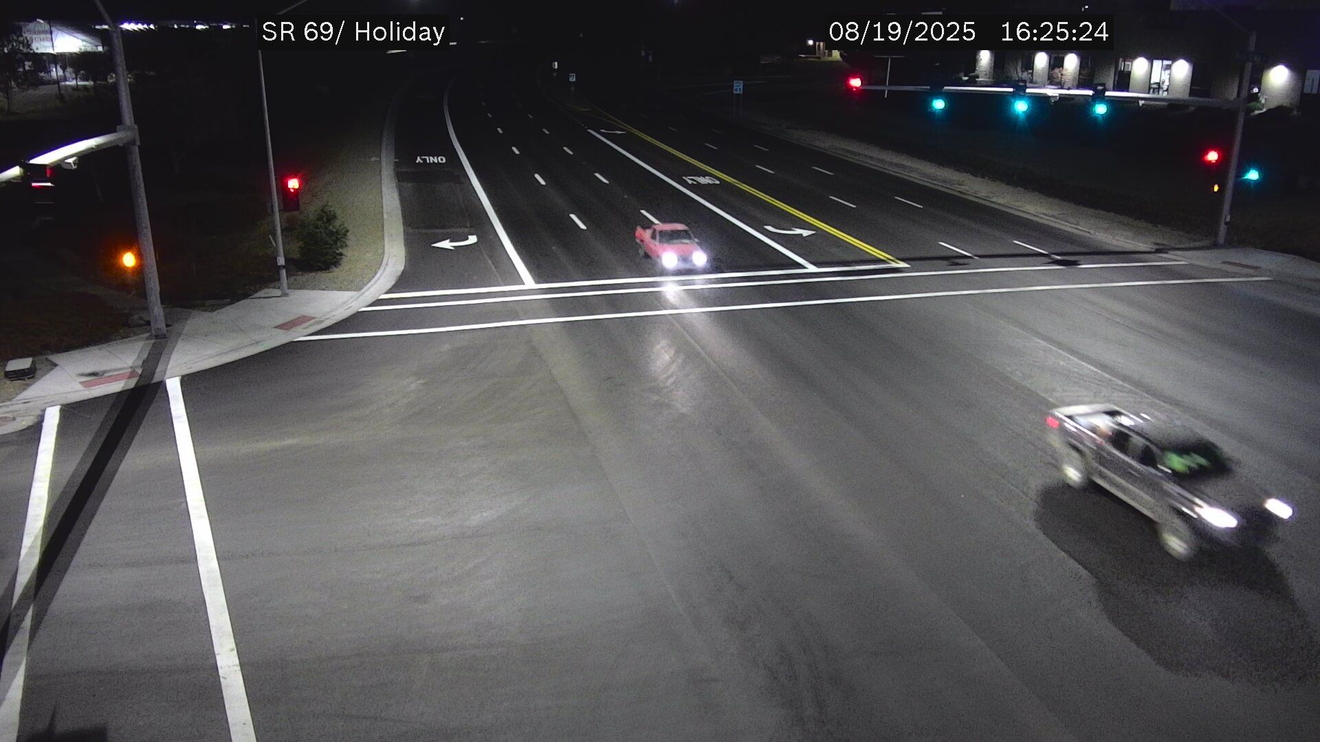 Traffic Cam Prescott › North: SR-69 NB 294.50 @Holiday