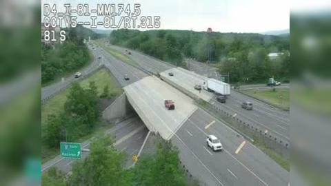 Traffic Cam Old Boston: I-81 @ EXIT 175 (PA 315 NORTH DUPOINT/PITTSTON)