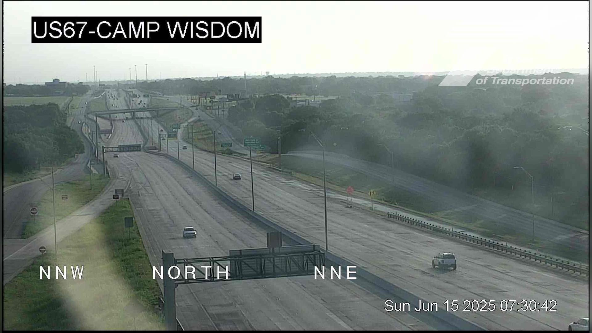 Traffic Cam Dallas › North: US 67 @ Camp Wisdom