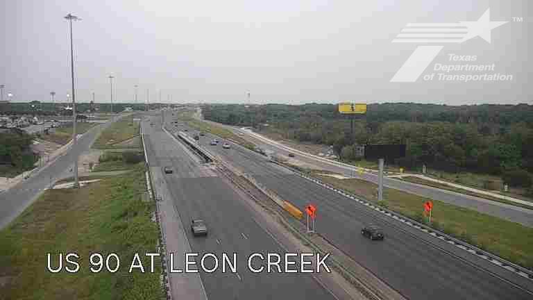 Traffic Cam San Antonio › West: US 90 at Leon Creek