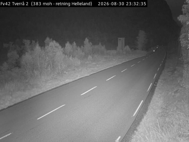 Traffic Cam Mydland: F42 Tverrå (Tonstad)