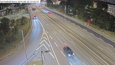 Traffic Cam Kristineberg: Tpl Fredhäll Norra