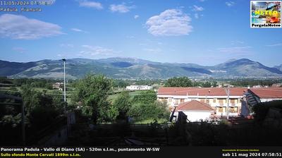 immagine della webcam nei dintorni di Marsico Nuovo: webcam Padula