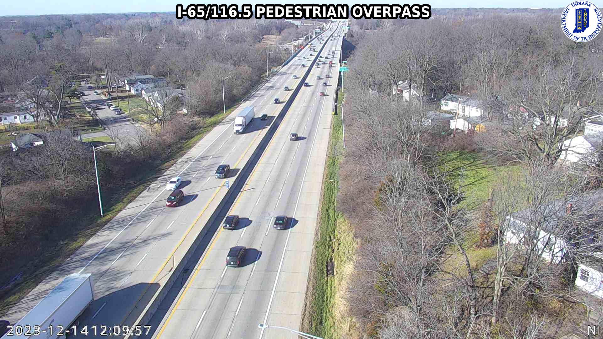 Traffic Cam Clifton: I-65: I-65/116.5 PEDESTRIAN OVERPASS