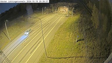 Traffic Cam Lottingelund: Väster Löttingetunneln