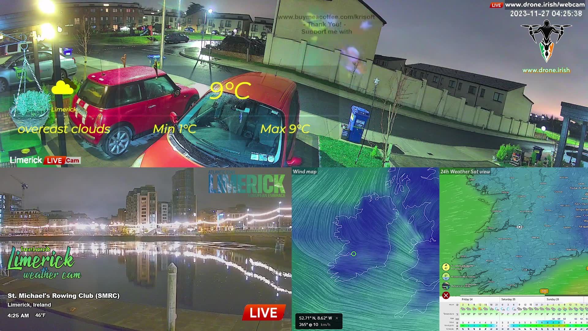 Traffic Cam The Metropolitan District of Limerick City › South: Clonmacken - Moineir
