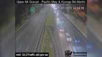 Brisbane City: Upper Mt Gravatt - Pacific Motorway and Klumpp Road (looking North West)