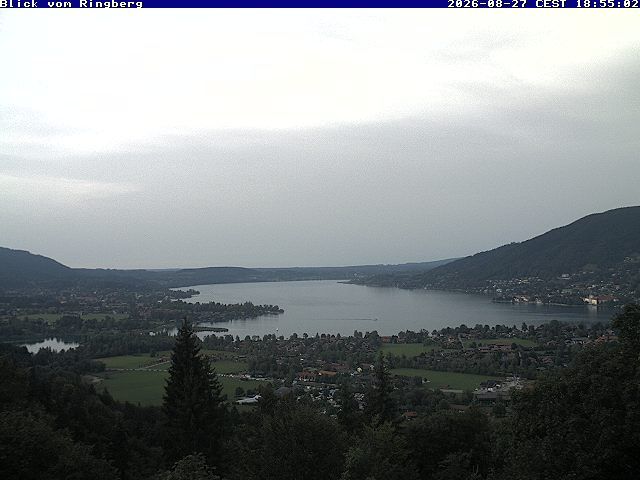 Traffic Cam Kreuth: Blick auf den Tegernsee