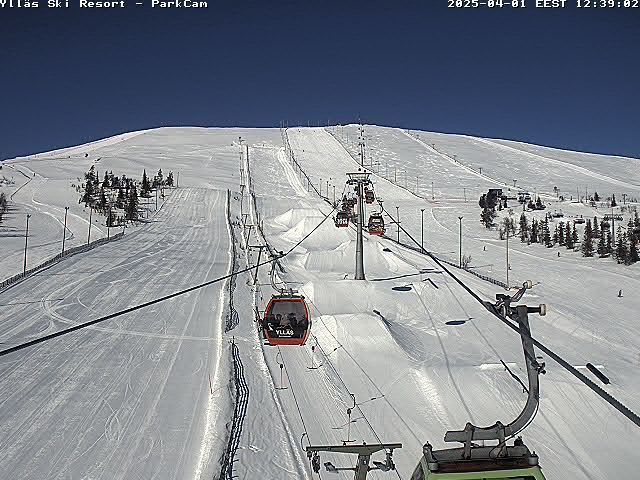 Traffic Cam Yllasjarvi: Kolari, Ylläs, Äkäslompolo