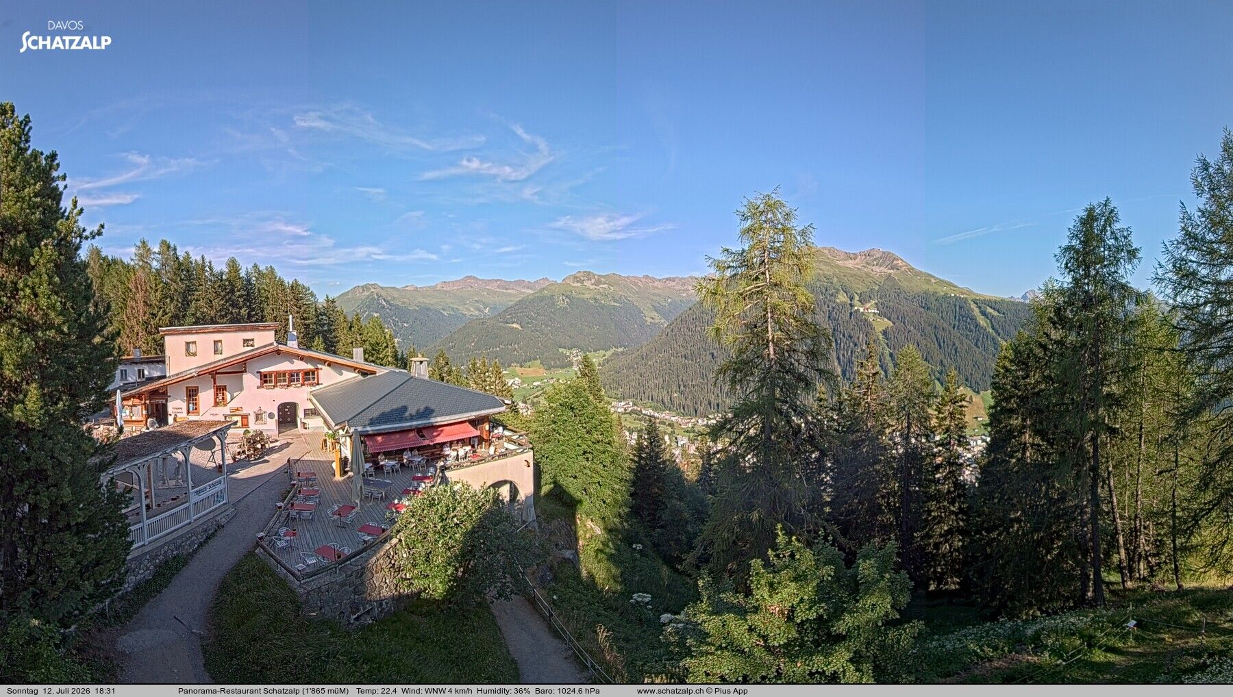 Davos: Schatzalp Panorama-Restaurant