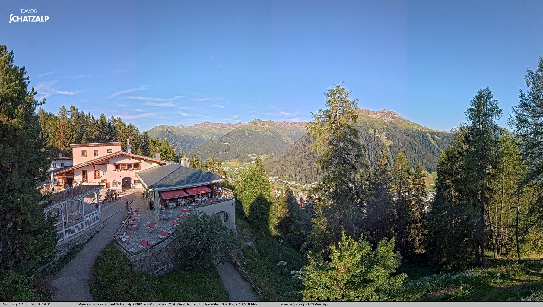 Davos: Schatzalp Panorama-Restaurant